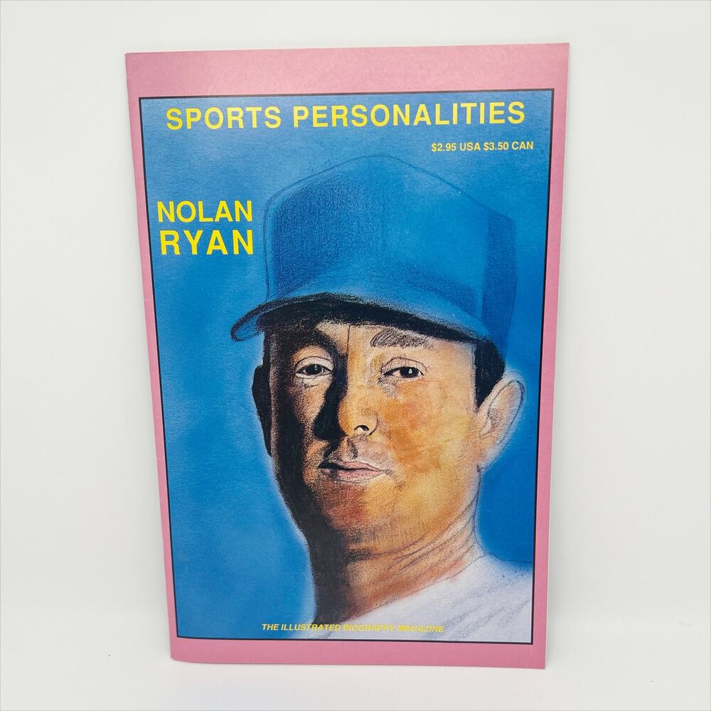 Vintage 1991 Sports Personalities Nolan Ryan Baseball Comic Book